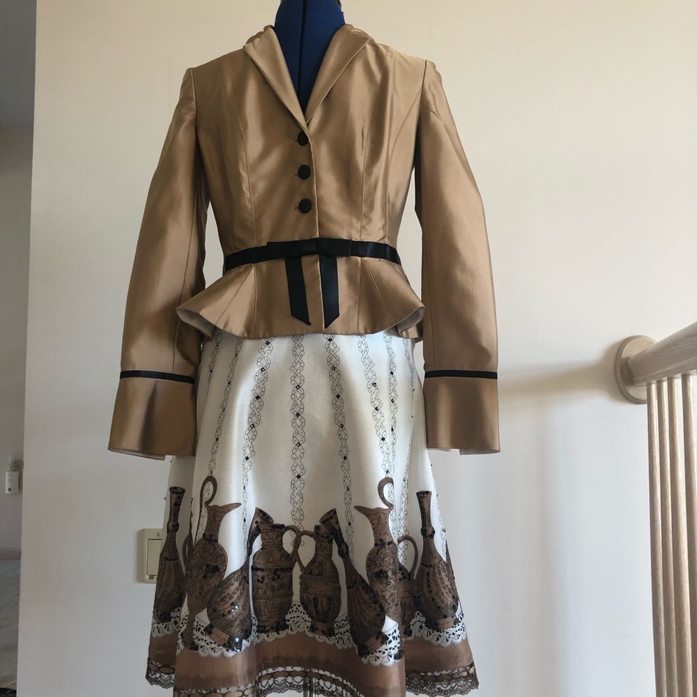 Vintage Kay Unger Long Sleeve 2-Piece